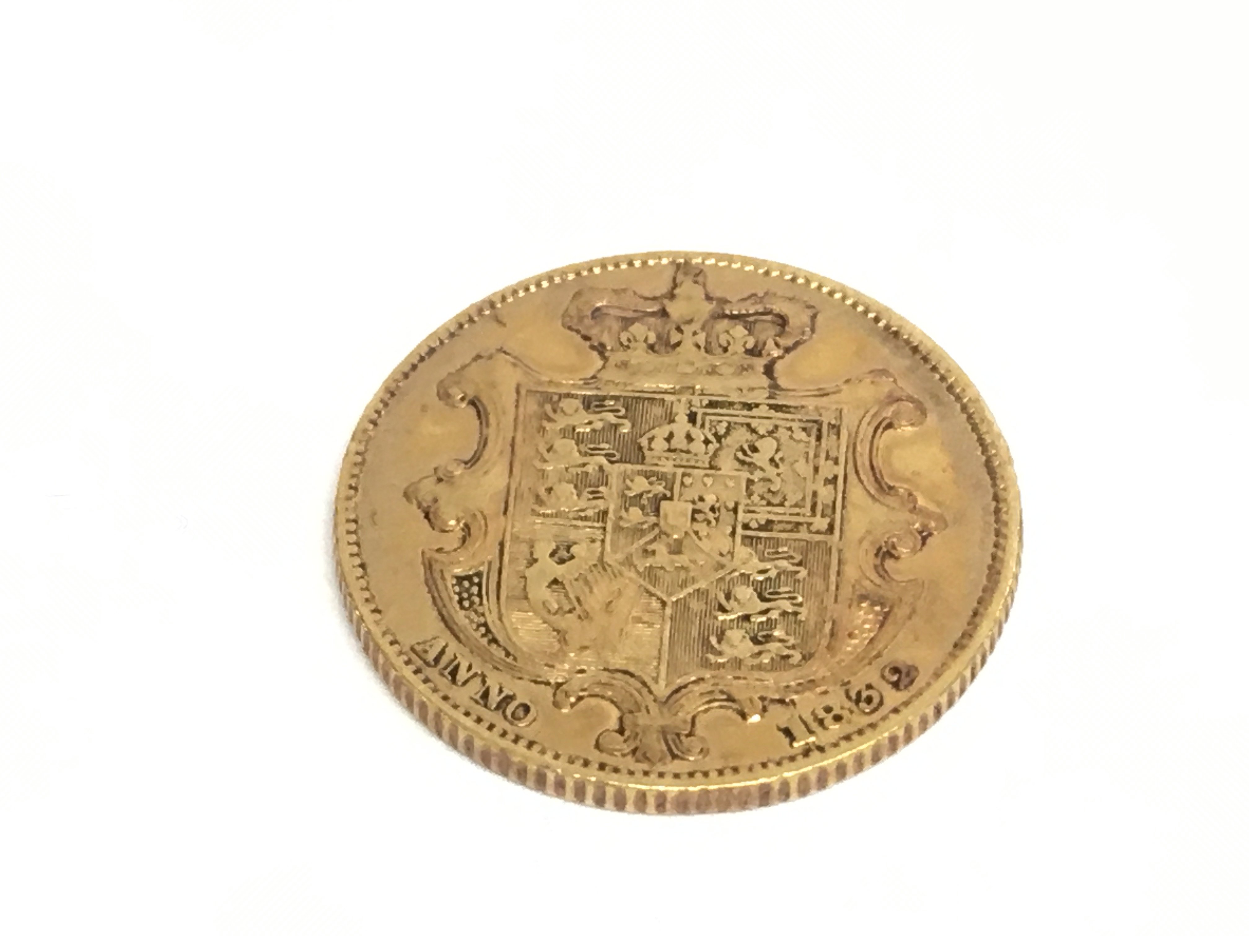 A William IV 1832 full gold sovereign with shield - Image 2 of 2