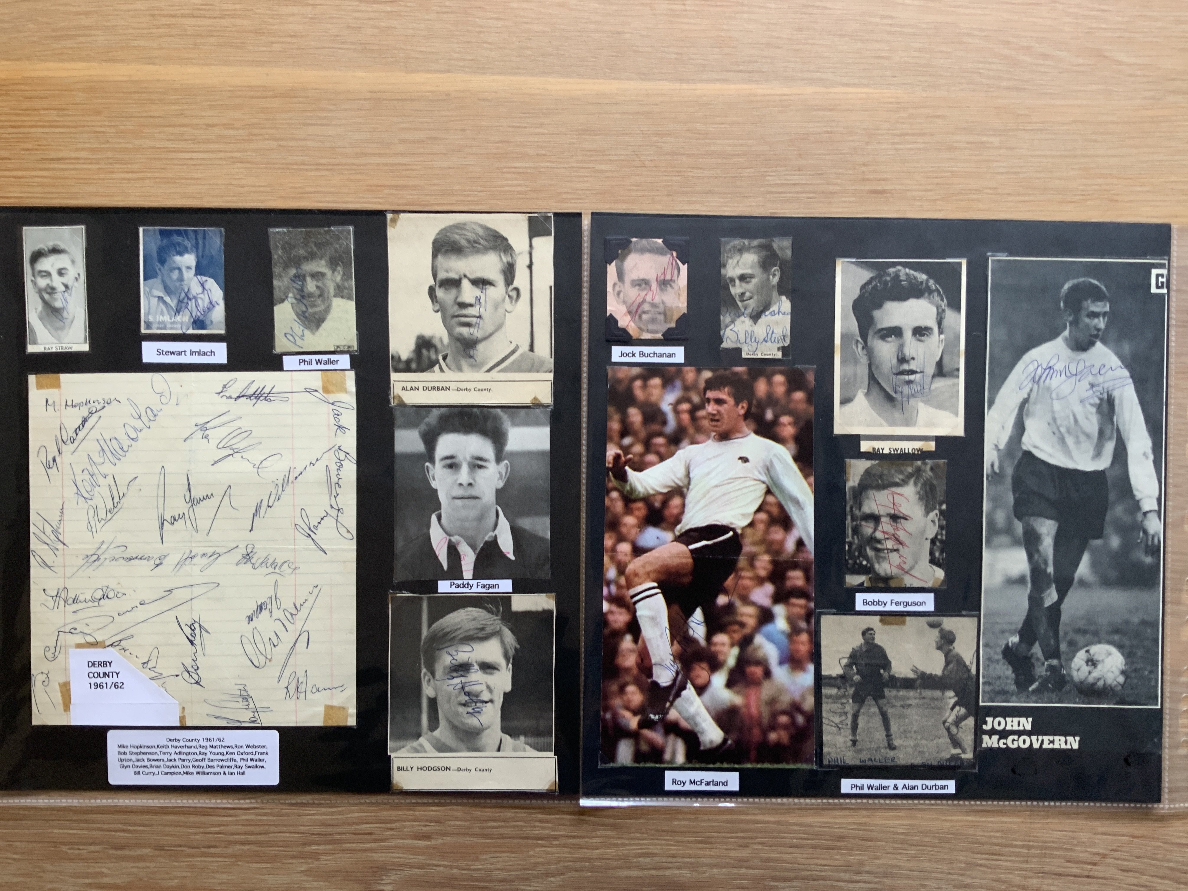 Derby County 1940s 1950s 1960s Football Autograph - Image 6 of 6