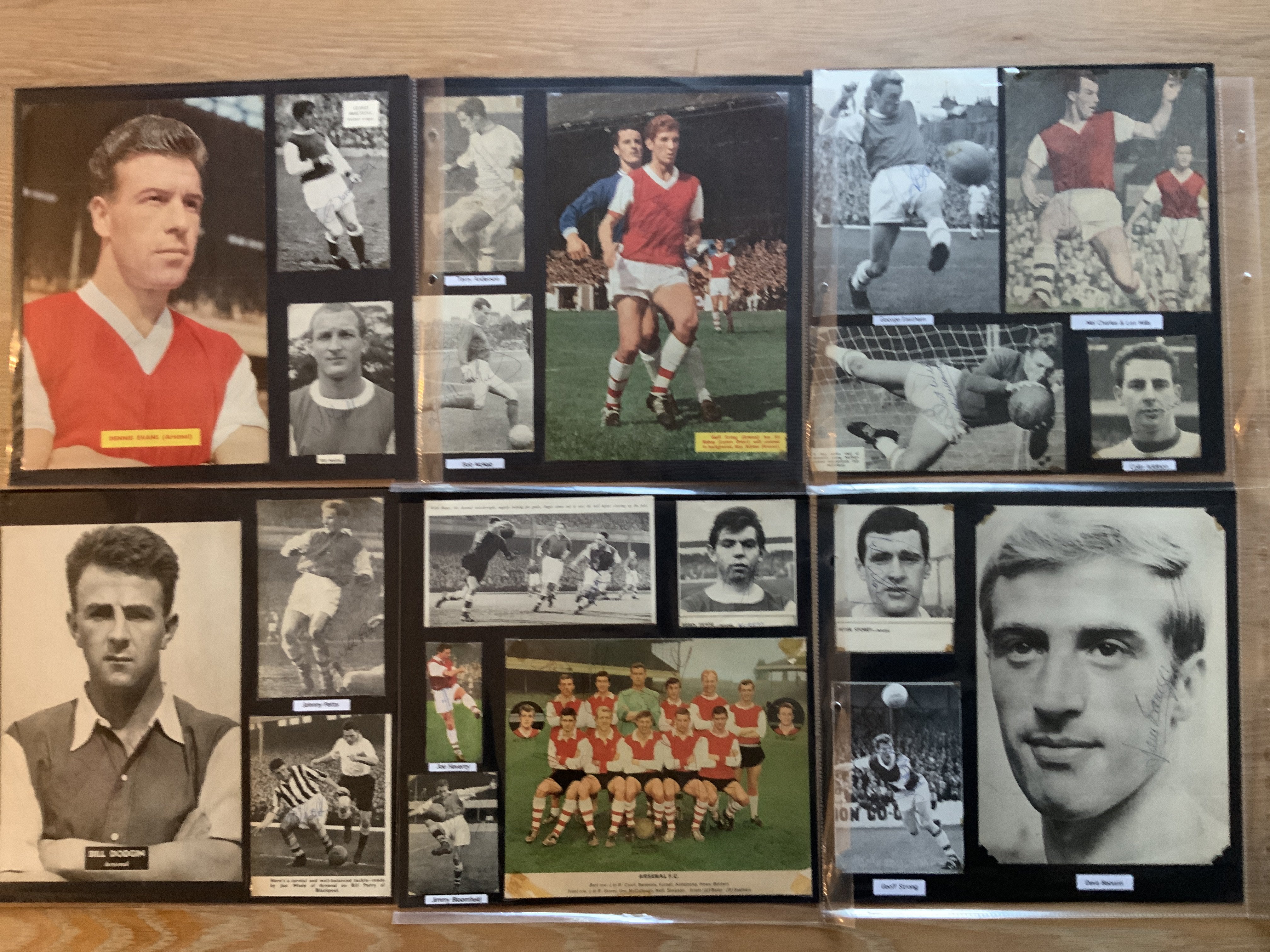 Arsenal 1940s 1950s 1960s Football Autograph Colle - Image 2 of 12