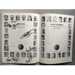 1966 World Cup Final Signed Football Programme: Ex