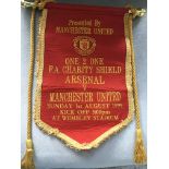 1999 Arsenal v Manchester United Charity Shield Ex