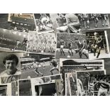 1970s Football Press Photos: Black and white mostl