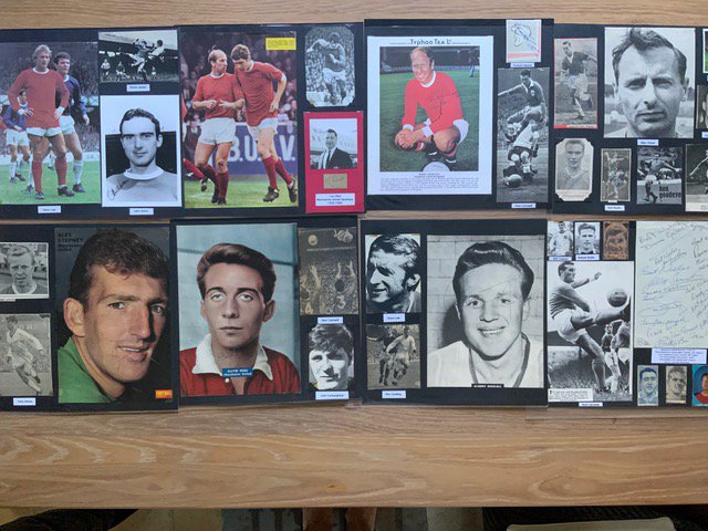 Manchester United 1940s 1950s 1960s Football Autog - Image 4 of 13