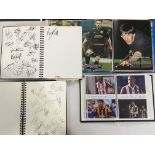 Large Modern Autograph Books: Some nice A4 white p