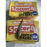 Daily Mirror Super Stickers Shop Display Football