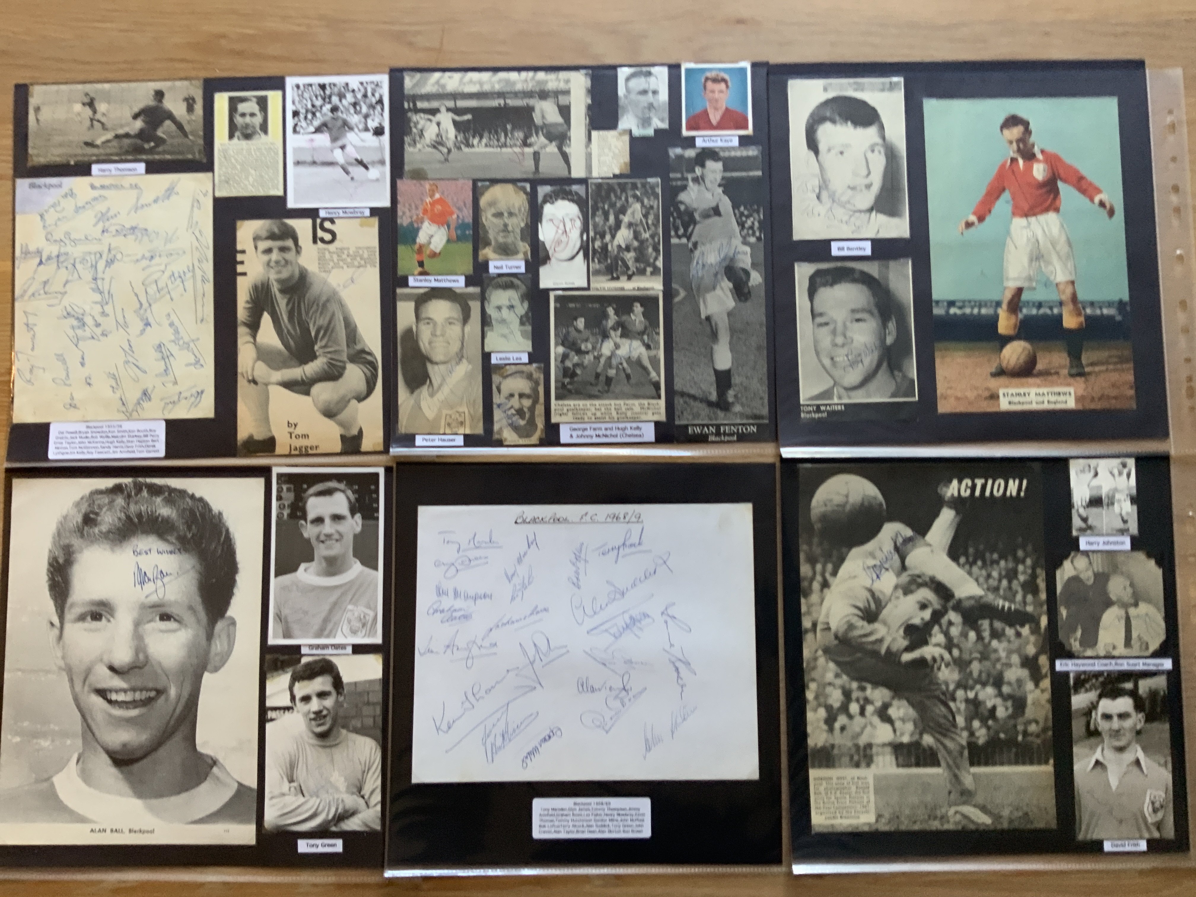 Blackpool 1940s 1950s 1960s Football Autograph Col - Image 8 of 8