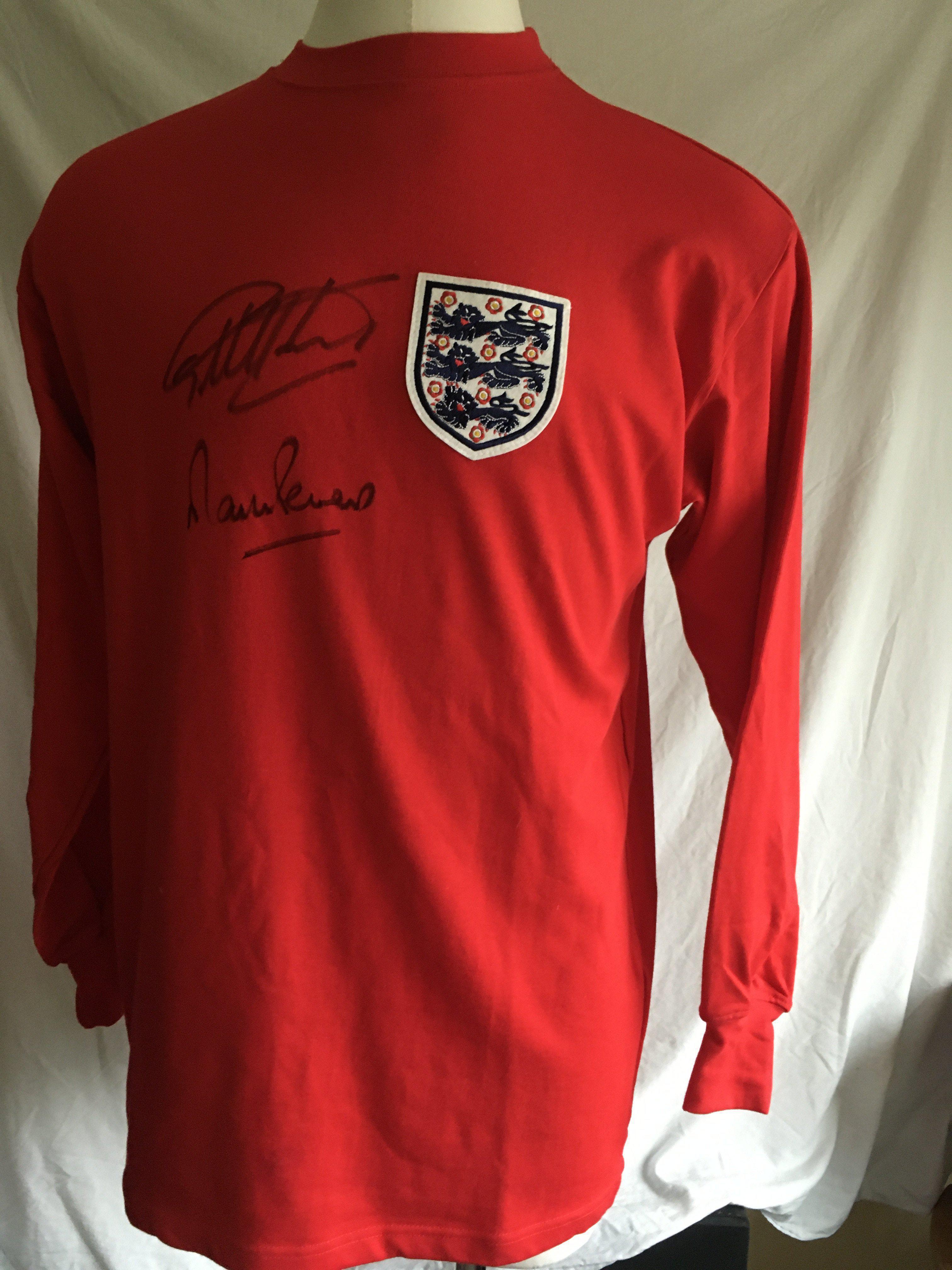 Hurst + Peters Signed England 1966 Football Memora - Image 2 of 3