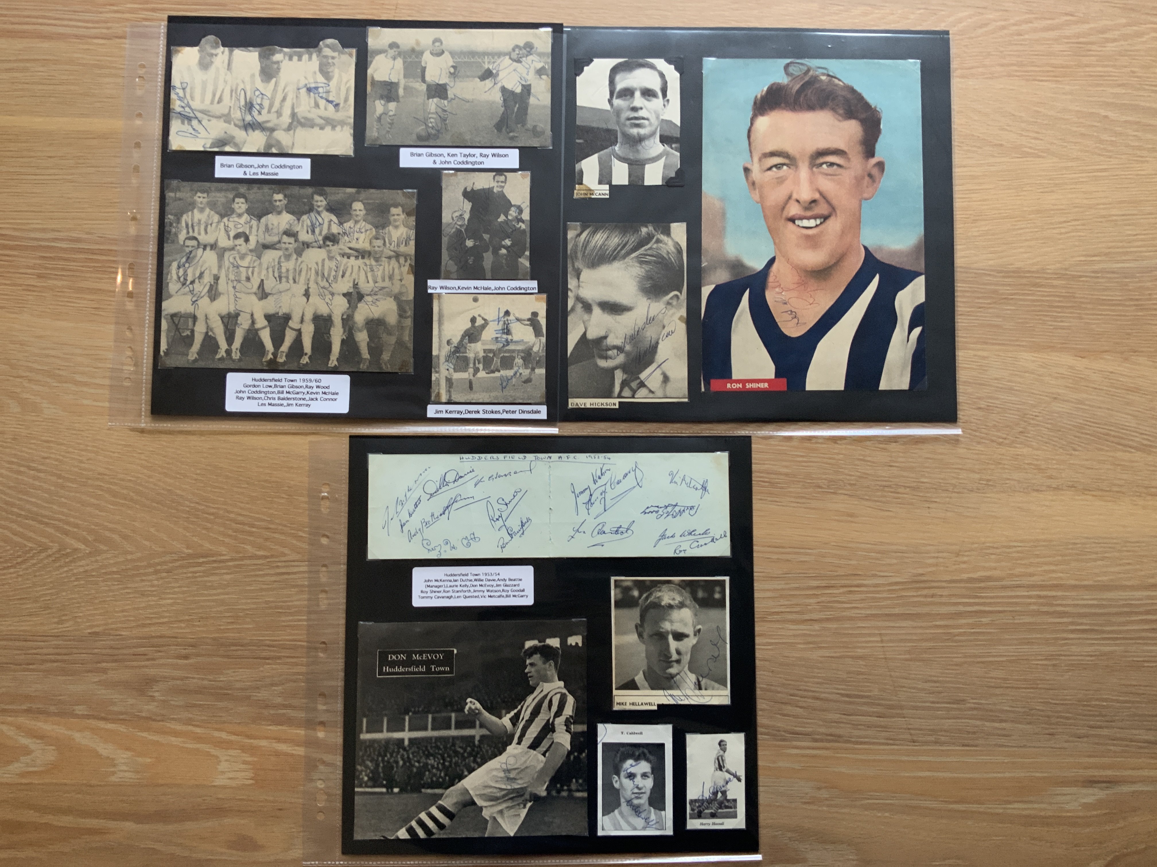 Huddersfield Town 1940s 1950s 1960s Football Autog - Image 7 of 8