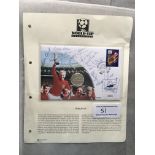 England 1966 World Cup Signed FDC: Produced in 199