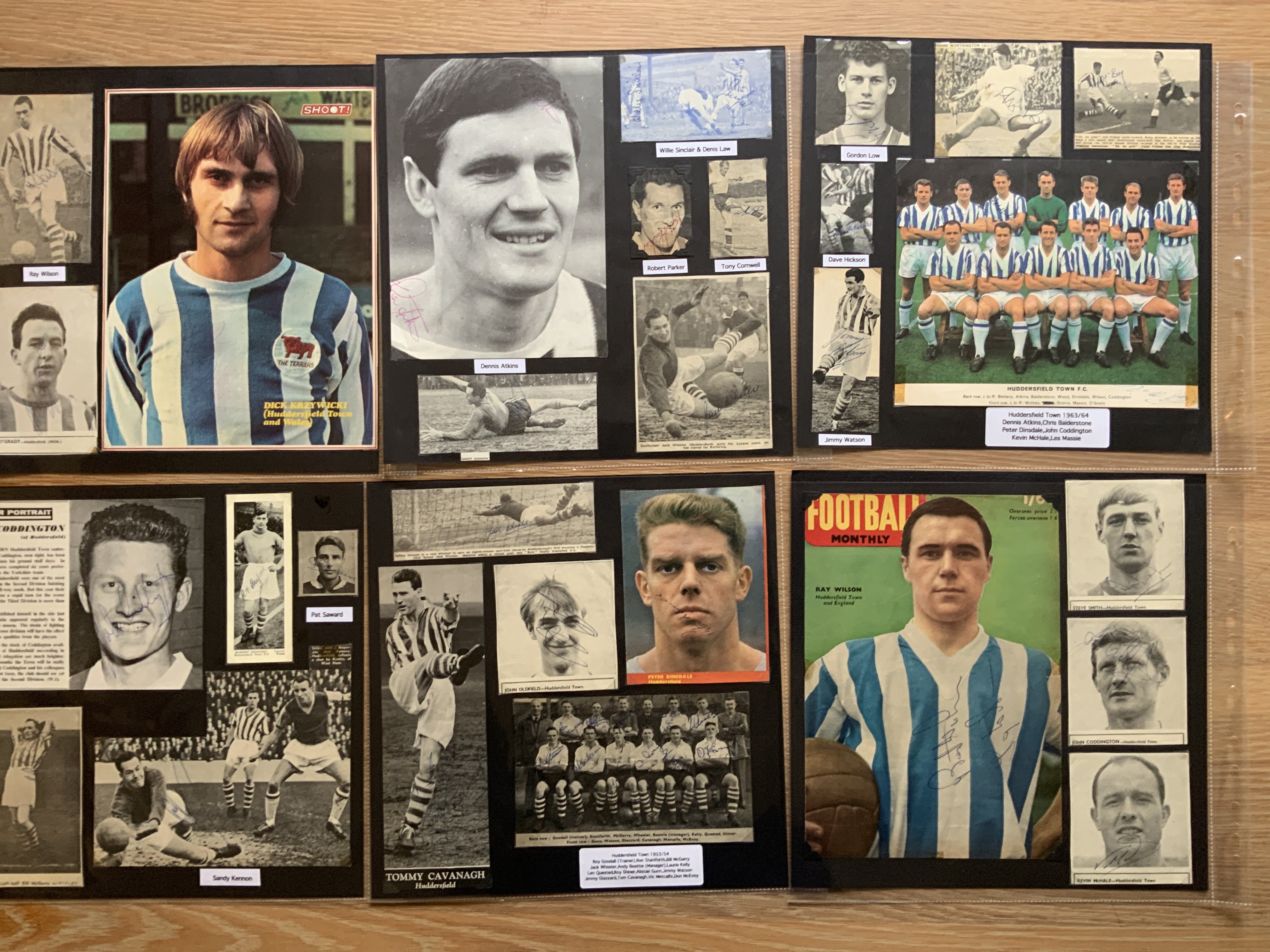 Huddersfield Town 1940s 1950s 1960s Football Autog - Image 2 of 8