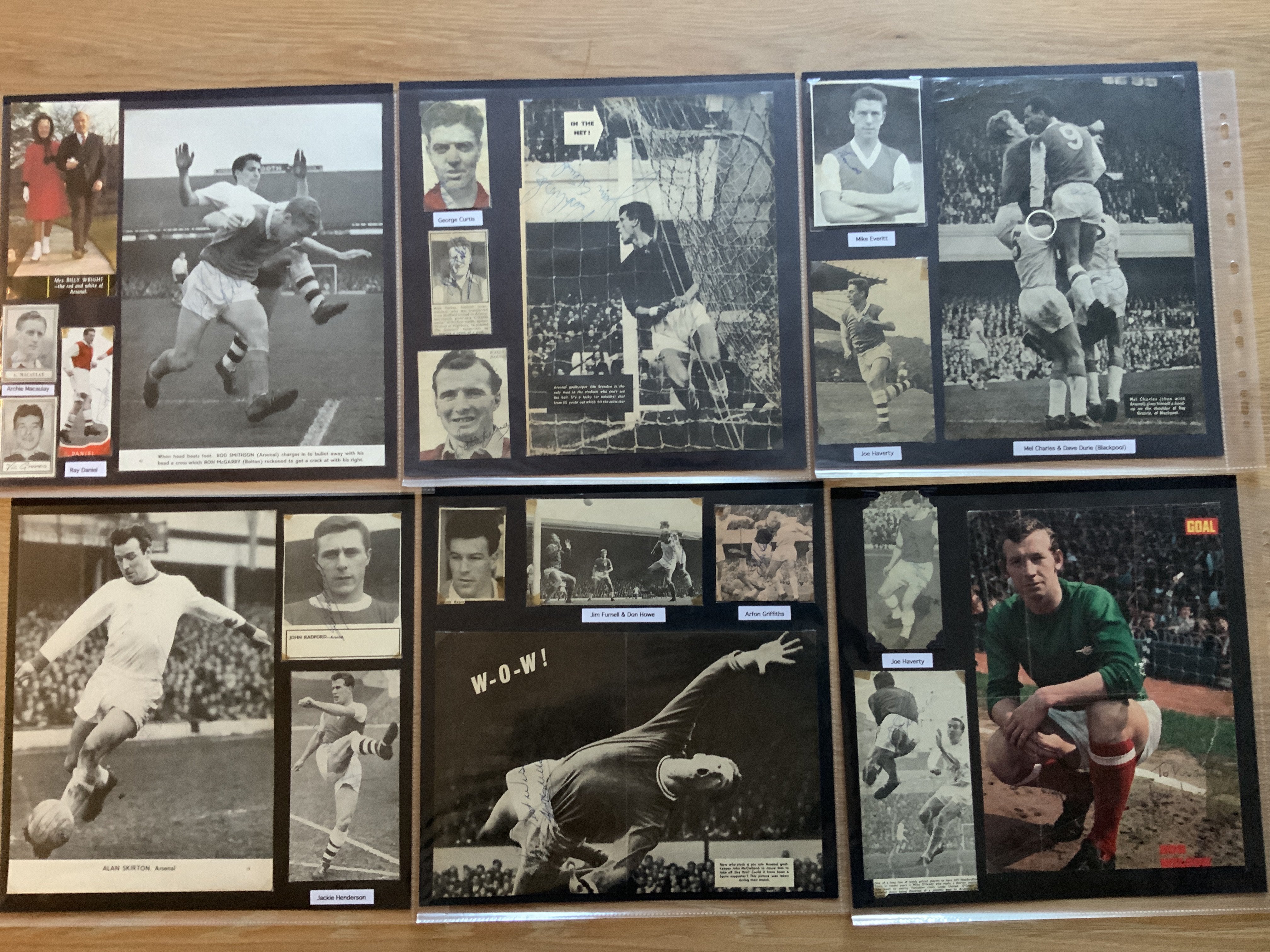 Arsenal 1940s 1950s 1960s Football Autograph Colle - Image 8 of 12