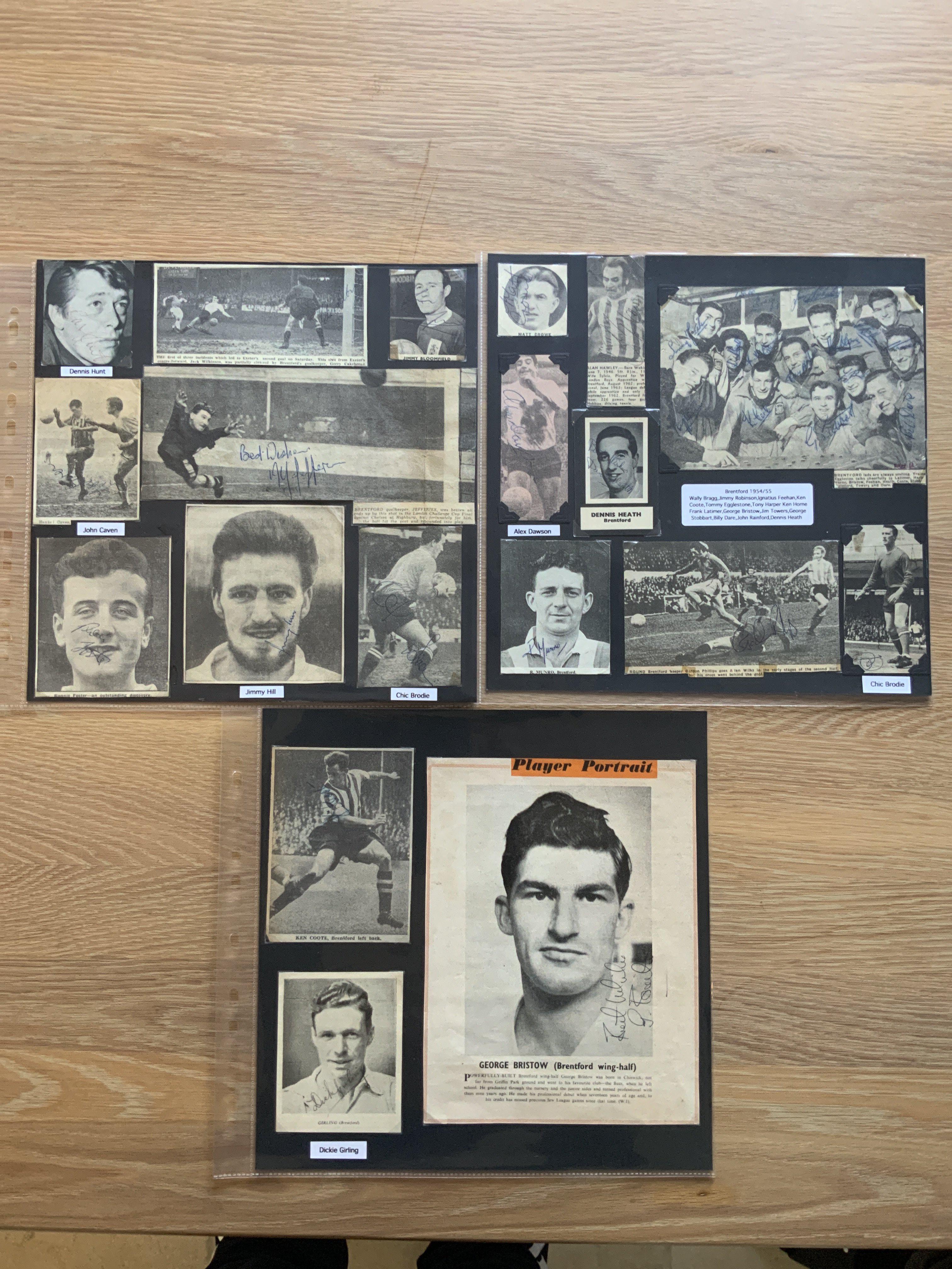 Brentford 1940s 1950s 1960s Football Autograph Col - Image 3 of 4