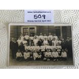 Fulham 1907 - 1908 Football Postcard: Very good co