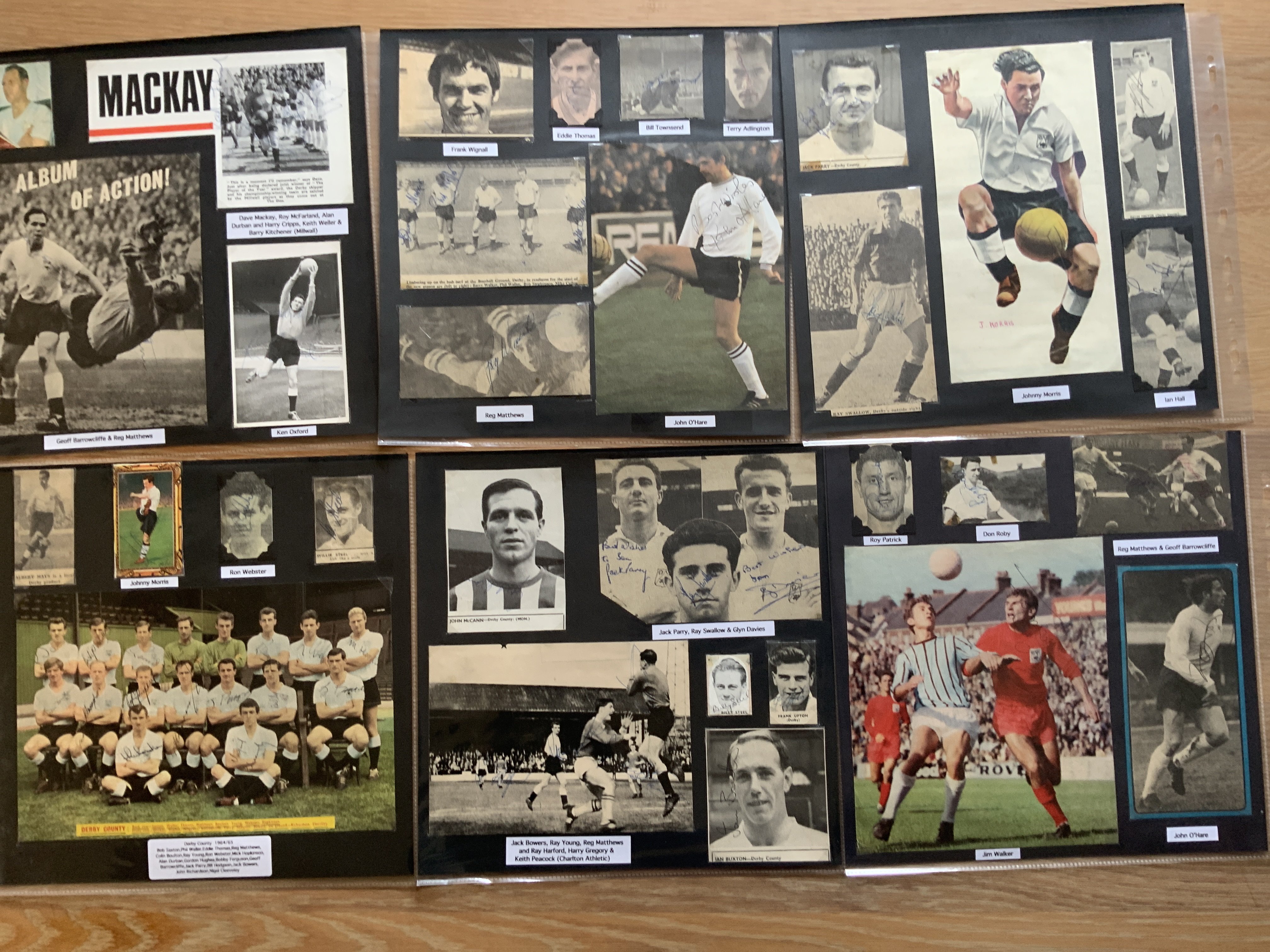 Derby County 1940s 1950s 1960s Football Autograph - Image 2 of 6