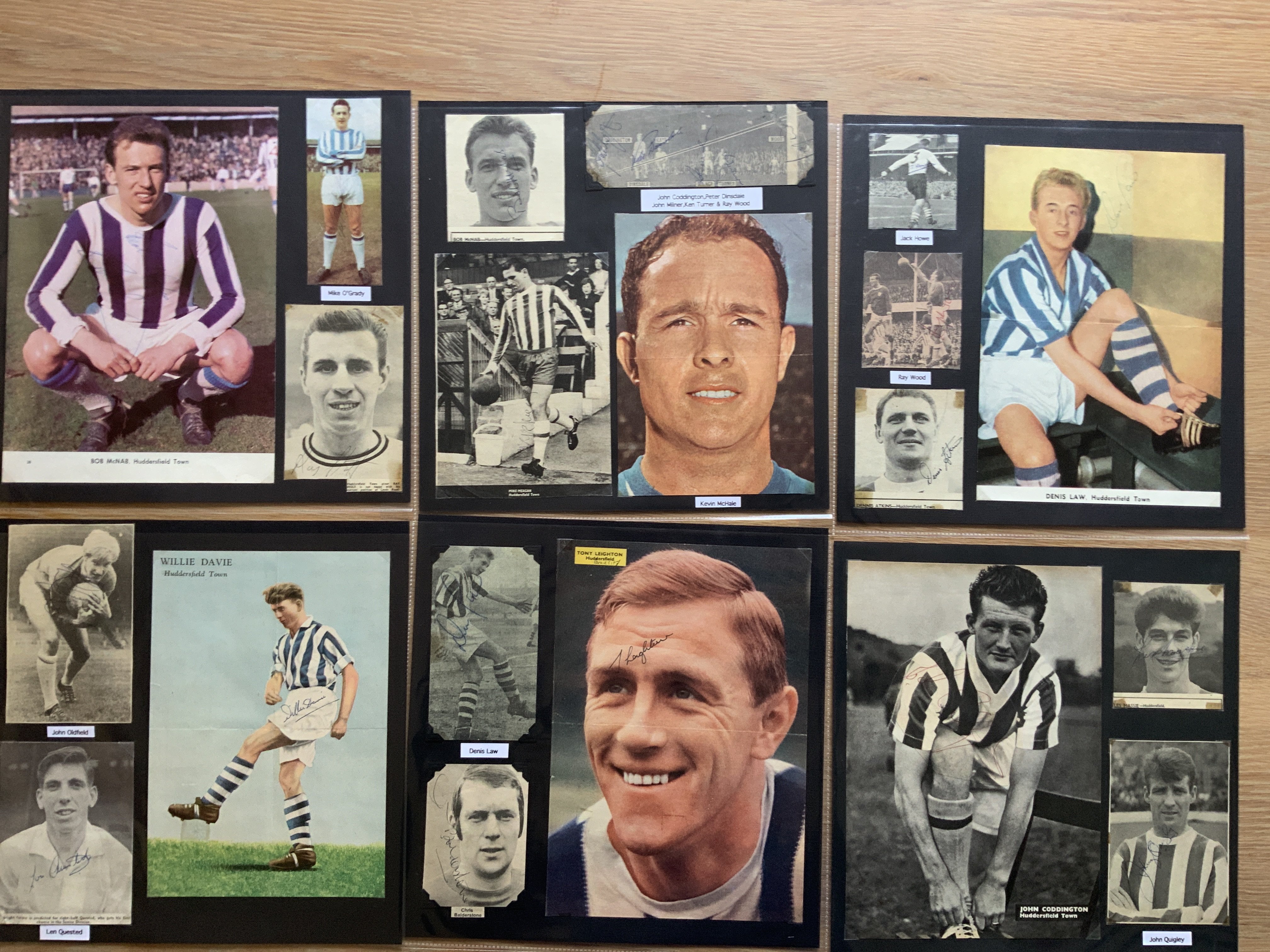 Huddersfield Town 1940s 1950s 1960s Football Autog - Image 3 of 8