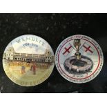 1966 World Cup + Wembley Decorative Plates: Tea pl