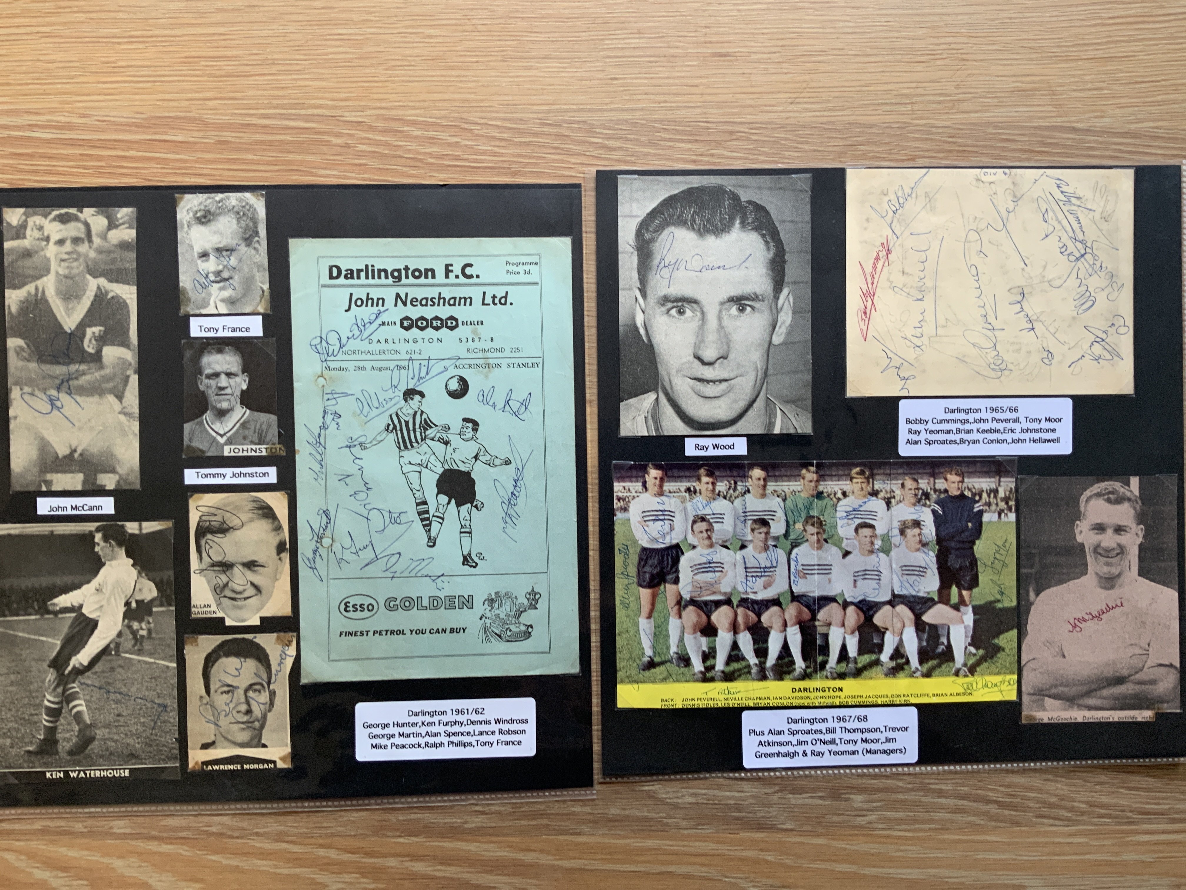 Darlington 1940s 1950s 1960s Football Autograph Co - Image 4 of 4