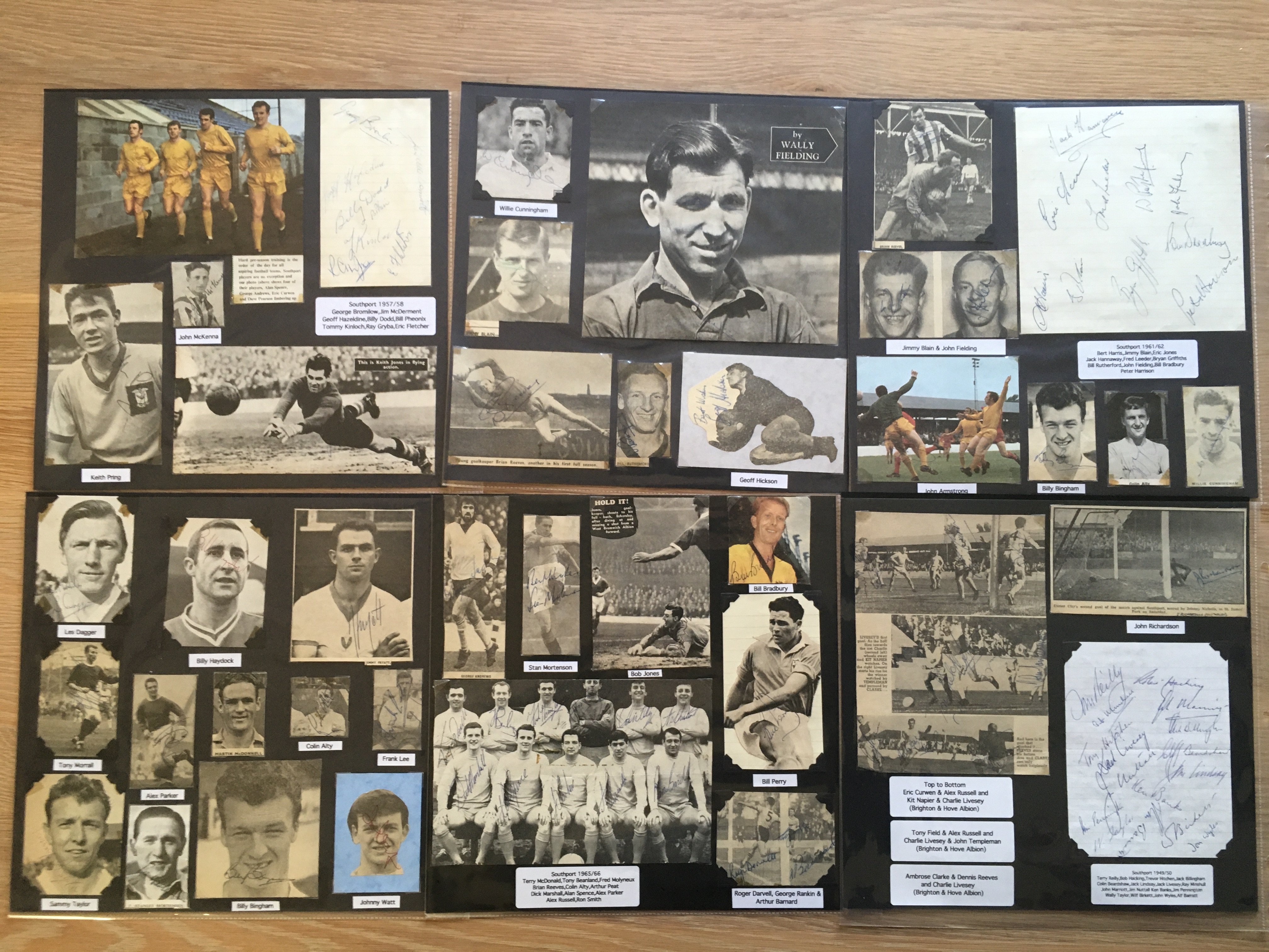 Southport 1940s 1950s 1960s Football Autograph Col - Image 2 of 4