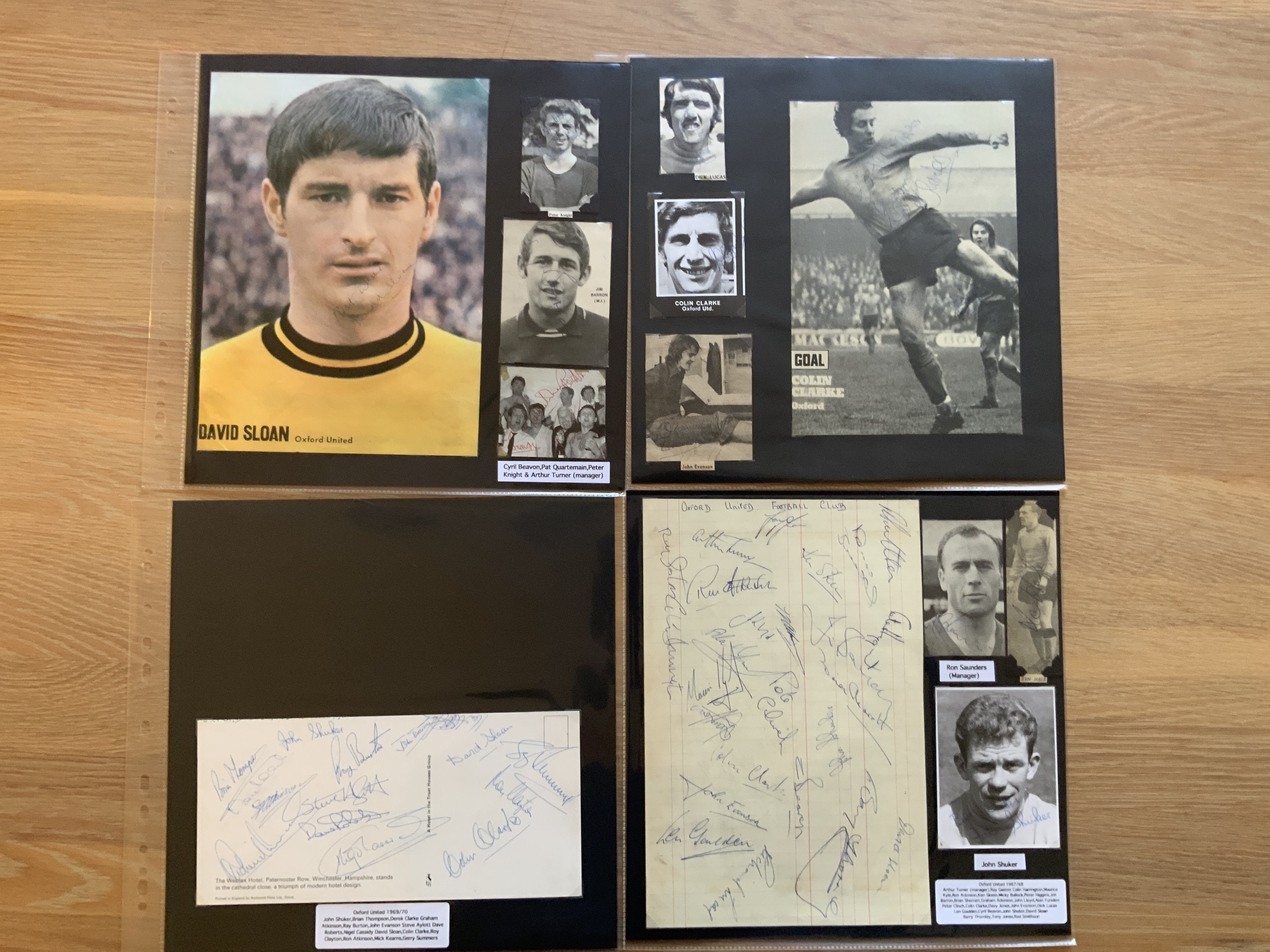 Oxford United 1940s 1950s 1960s Football Autograph - Image 3 of 4