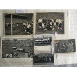 England 1940s Football Press Photos: Two match act