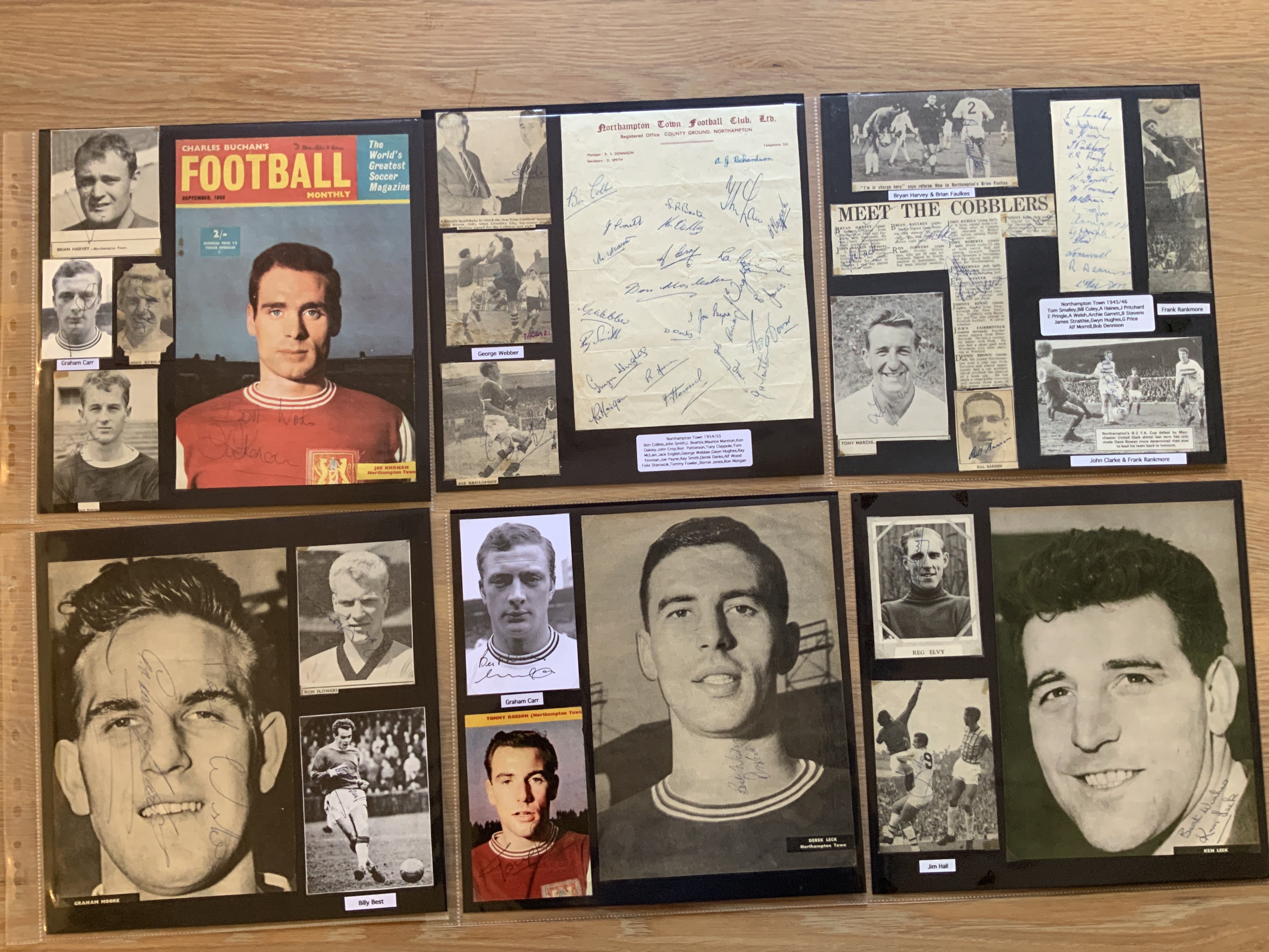 Northampton Town 1940s 1950s 1960s Football Autogr - Image 5 of 10