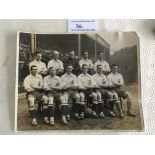 1922 England Team Press Photo v Scotland: Original