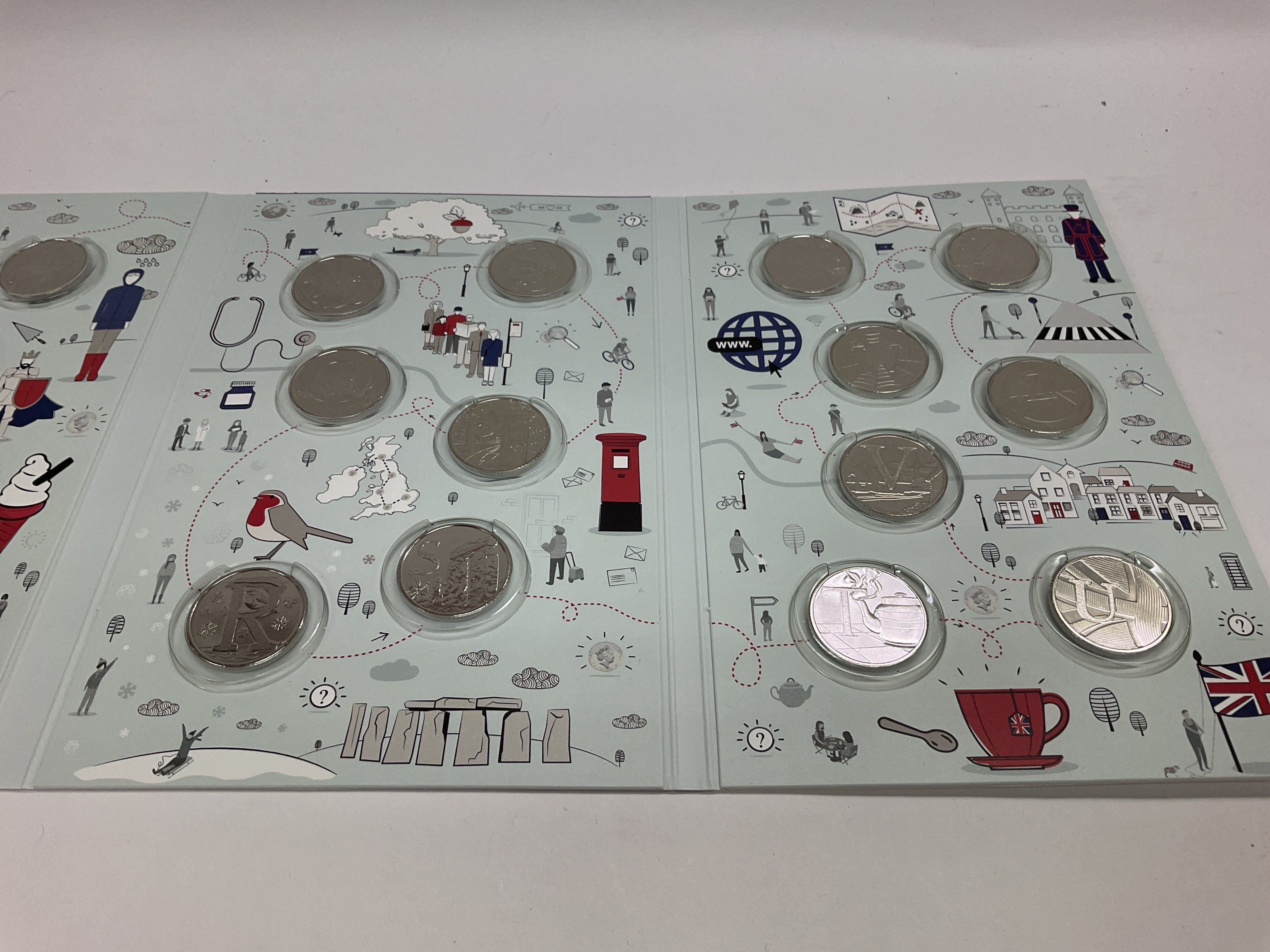 2018 UK A-Z 10p Coplete Collecting Pack - 26 Uncirculated Coins [Ref