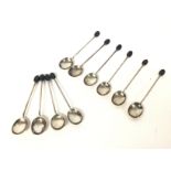 H/M silver coffee bean spoons. Postage cat A