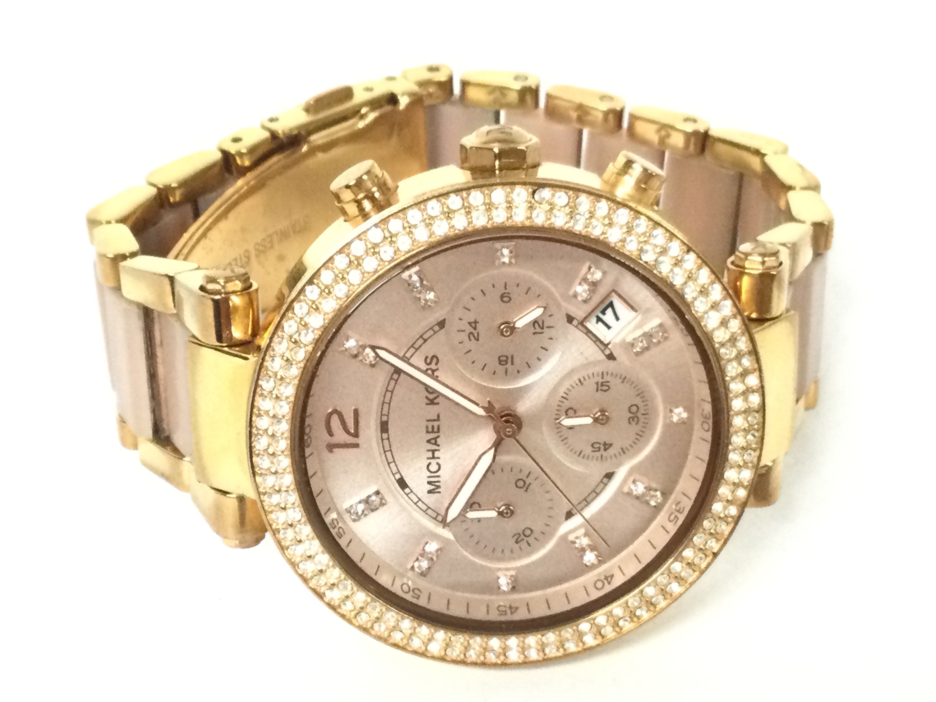 Ladies quartz Micheal Kors Chronowatch, 93g seen w