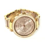 Ladies quartz Micheal Kors Chronowatch, 93g seen w