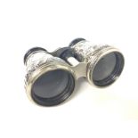 Silver hallmarked Victorian binoculars , postage c