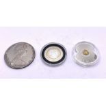 3 silver coins to include 1977 Bermuda $25 silver