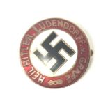 3rd Reich NSDAP Sympathiser Badge. Hitler Ludendor