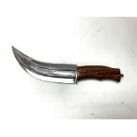 Withdrawn - Bowie knife with a curved blade. Shipping category