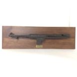 WW2 Mounted Normandy Relic German MP 40. Postage c