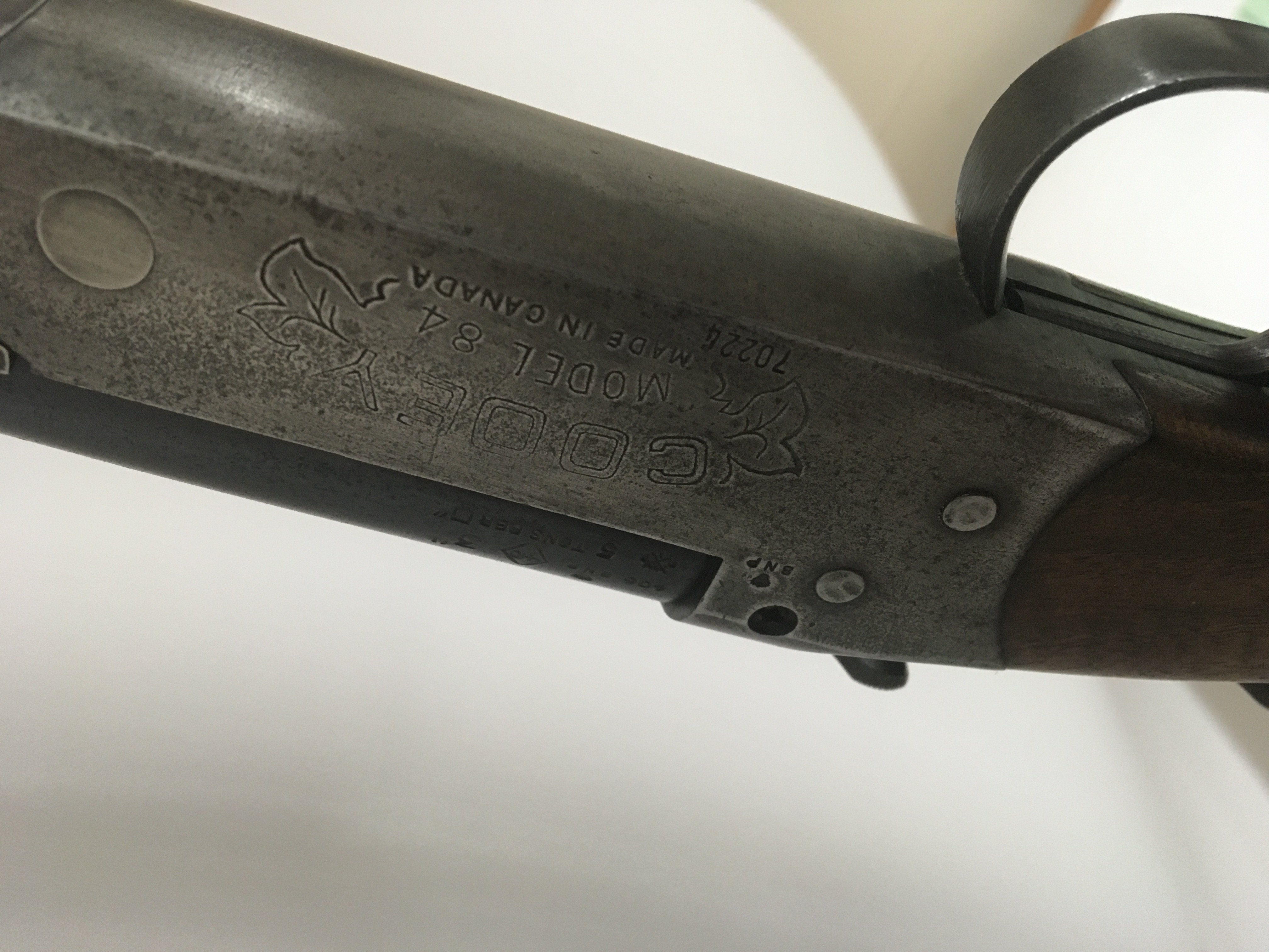 An unusual.410 single barrel shot gun with fixed silencer Maker Cooey Canada model 84 serial - Image 2 of 3