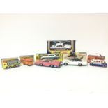 Boxed Corgi and Matchbox cars in good condition in