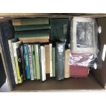 A box of books from Essex and the local area. (C)