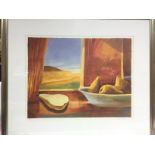 A framed and glazed limited edition still life of fruit print by Charlie Baird, 21/75. Measures