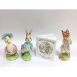 Four Royal Albert Beatrix Potter items comprising