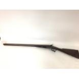 Obsolete double barrel pin fire shotgun by T&W Har