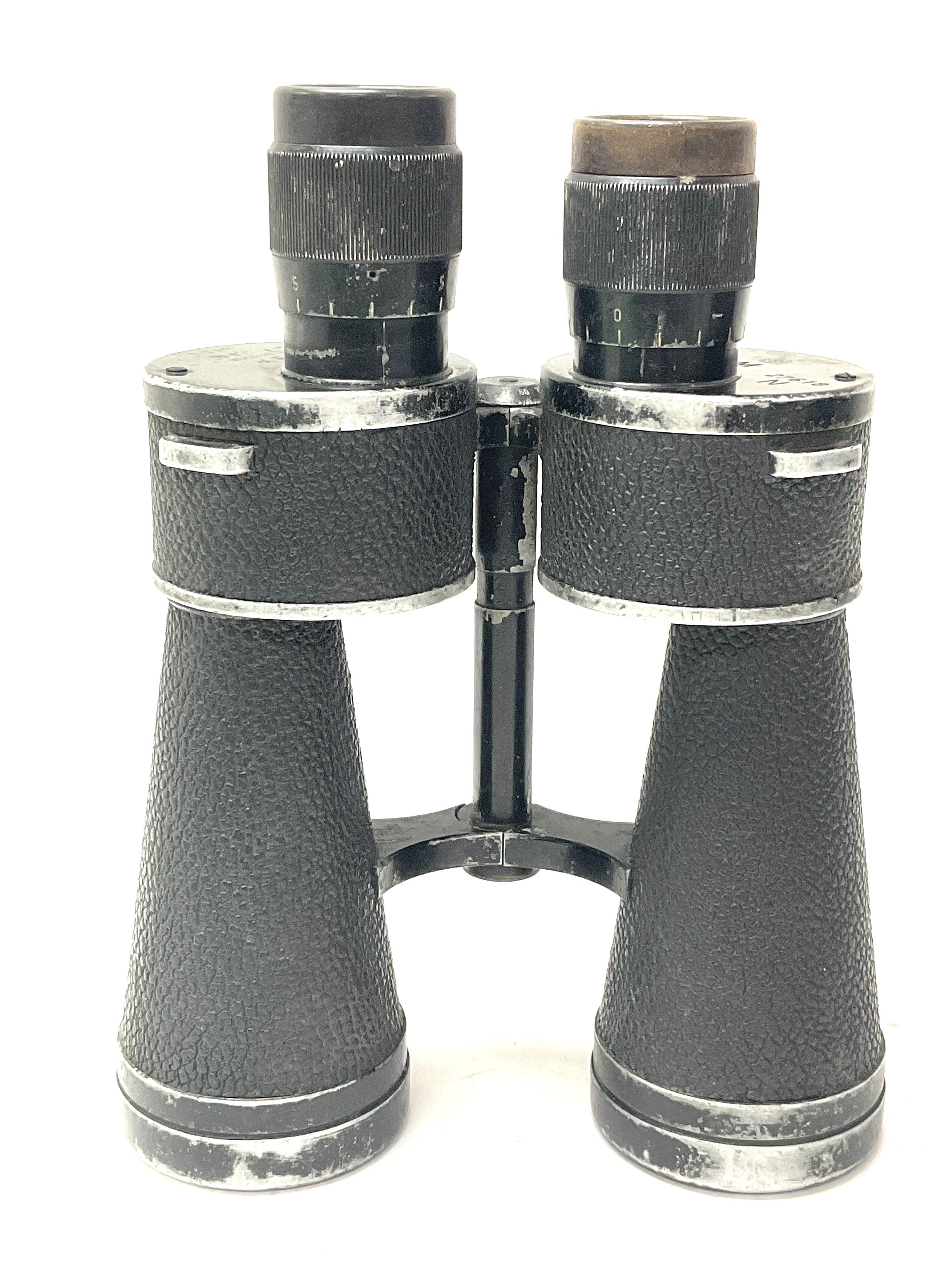 A WWII Second World War Third Reich Nazi German Kriegsmarine BEH 7x 50 Naval Binoculars. - Image 2 of 3