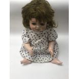 Heubach character doll with flirty eyes-no. 342. (