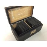 Collection of vintage magic lantern slides of gyps