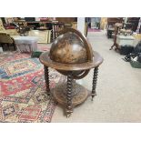 A large drinks globe. Approximately 110cm high and