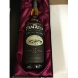 Two cased Limited Edition Tomatin 25 years scotch whiskey.