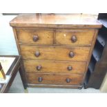 A Victorian chest of drawers. 40inches wide 45 hig