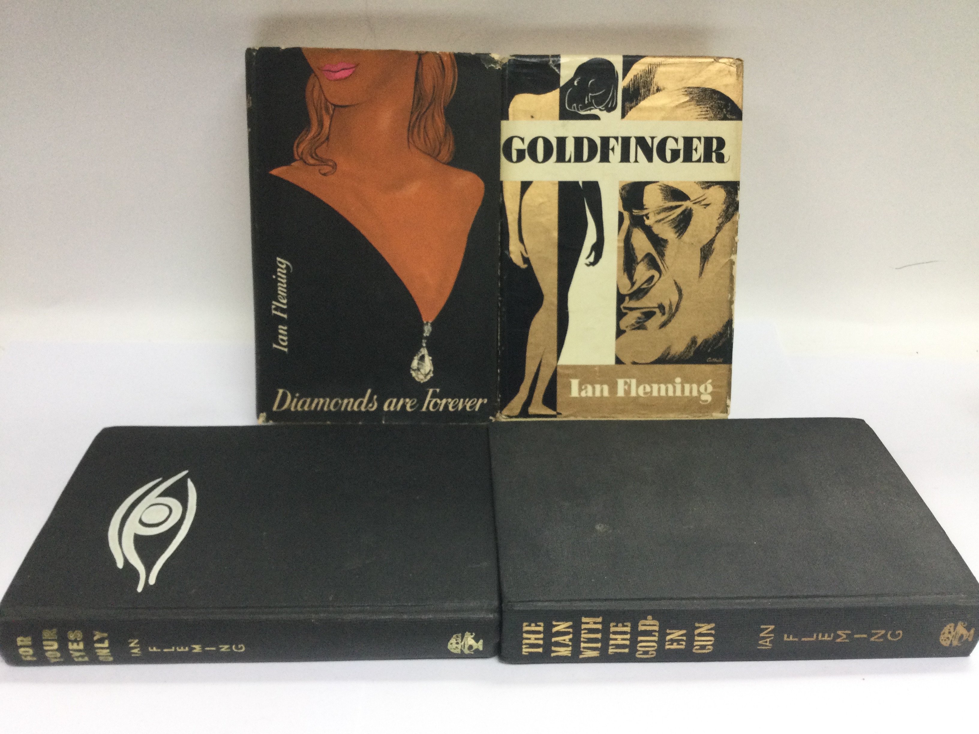 Four first edition James Bond books by Ian Fleming