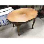 An oak occasional table