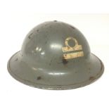 WW2 Canadian Naval Helmet. Maker: Aluminium Goods